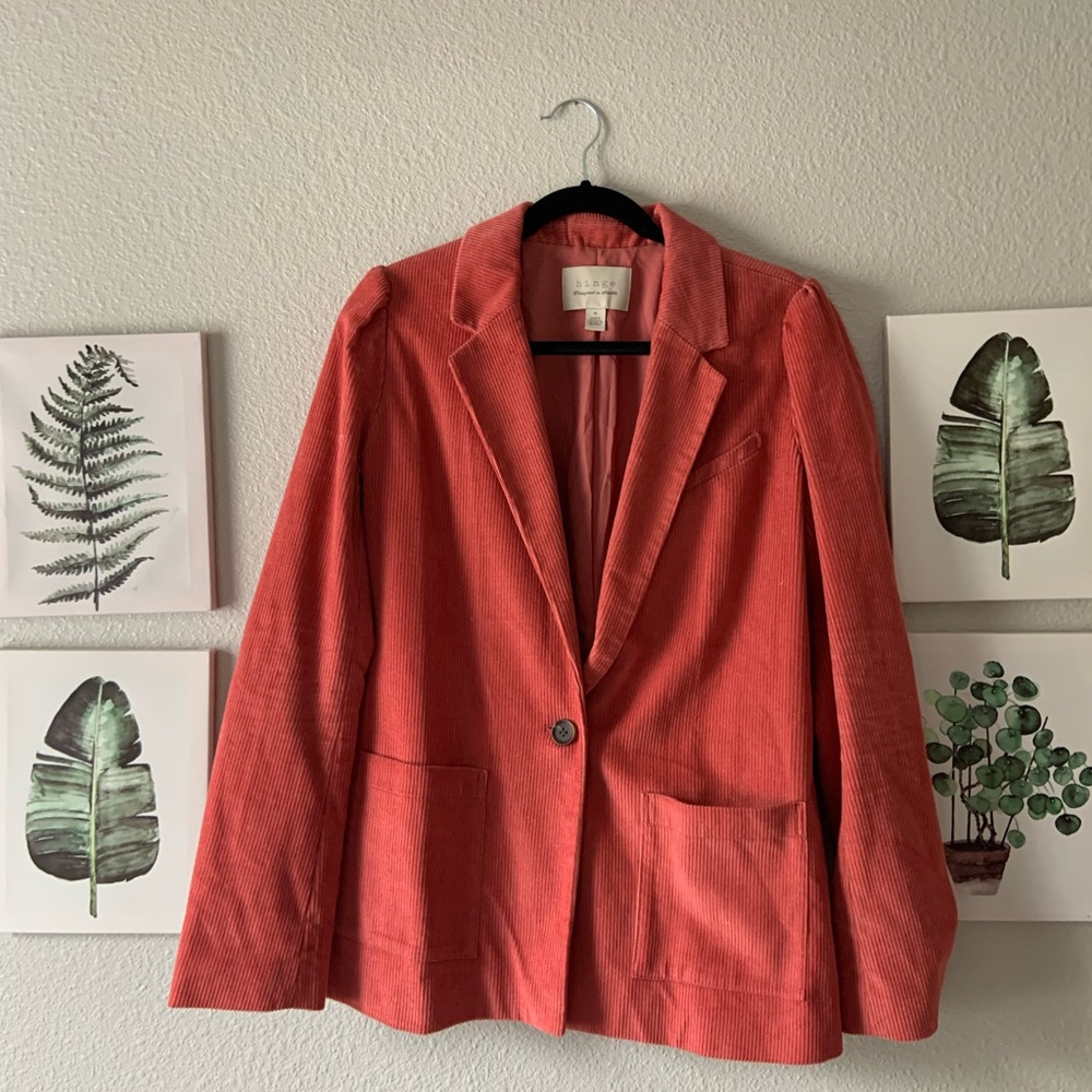 Hinge corduroy blazer